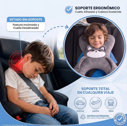 Cojín Cervical Infantil para Viajes